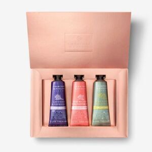 Crabtree & Evelyn Floral Trio Set Hand Therapy 3 Tubes NIB New Travel Size